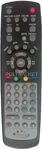 GI-S890 CRCI HD EXCELLENCE пульт для спутникового ресивера Golden Interstar (старый вариант пульта)