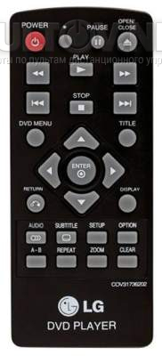 COV31736202 пульт для DVD-плеера LG DP132 и др.