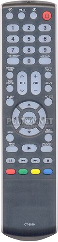 CT-8010 неоригинальный пульт для телевизора Toshiba 42WP66R