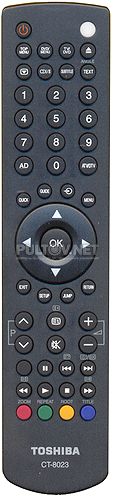 CT-8023 пульт для телевизора со встроенным DVD Toshiba 32DL834R и других