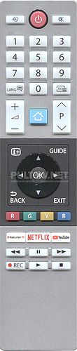 CT-8528 пульт для телевизора Toshiba 43V5863 и других