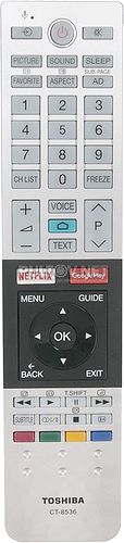 CT-8536 оригинальный пульт для телевизора Toshiba 