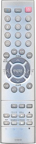 CT-90128 неоригинальный пульт для телевизора Toshiba 