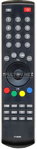 CT-90298 неоригинальный пульт для телевизора TOSHIBA