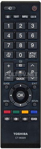 CT-90329 оригинальный пульт TOSHIBA 32SL700A и 40LV800A