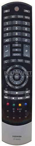 CT-90405 пульт для телевизора TOSHIBA 40TL963RB и других