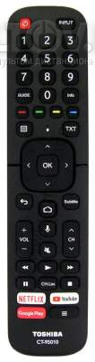 CT-95010 оригинальный пульт для телевизора Toshiba 32L5069 и др.