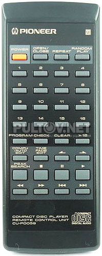 CU-PD059 пульт для CD-плеера Pioneer PD-S801 и PD-S701