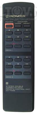 CU-T022 пульт для кассетной деки Pioneer CT-W803RS