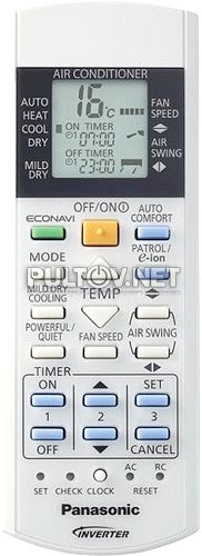 CWA75C3764 оригинальный пульт для кондиционера Panasonic CS-E18MKDW и др.