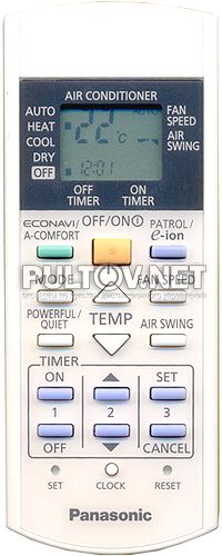 CWA75C3770 пульт для кондиционеров PANASONIC CS-W7MKD и других