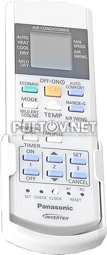 CWA75C3992, A75C3994 пульт для кондиционеров Panasonic CS-E9NKDW и других