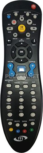 Tatung STB-3012CDA пульт для приставки цифрового телевидения (Cisco CRB18 TTI)