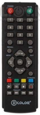 DC610HD пульт для DVB-T2-ресивер D-color