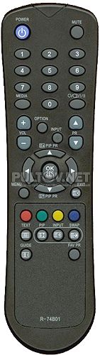 R-74B01 пульт для телевизора DAEWOO