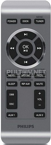 996510044074 пульт для док-станции для IPod/iPhone/iPad Philips DC291 и др.
