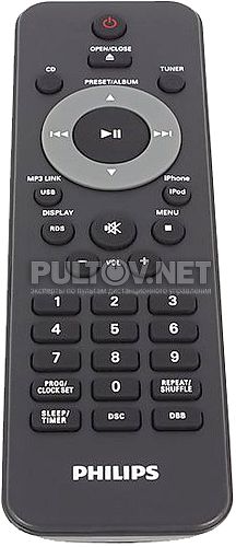 996510032317 (он же CRP63701) пульт для док-станции PHILIPS DCM292/05 и других