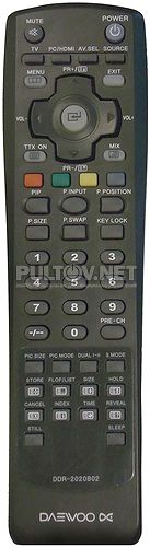 DDR-2020B02 пульт для телевизора Daewoo DLP-26C2 и других