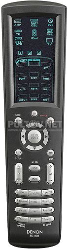 RC-1102 пульт с дисплеем для AV-ресивера Denon AVR-2809