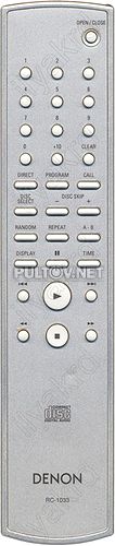 RC-1033 пульт для CD-чейнджера Denon DCM-290 и других