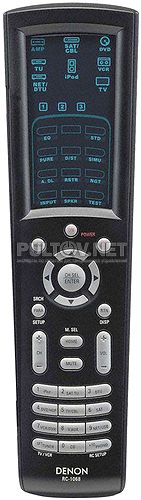 RC-1068 основной пульт для AV-ресивера Denon AVR-3808
