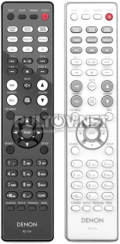 RC-1174 пульт для музыкального центра Denon Ceol