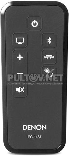 RC-1187 пульт для акустической систему Denon DHT-T100