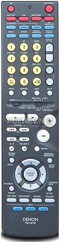 RC-979 пульт для AV-ресивера DENON AVR-1905 и других