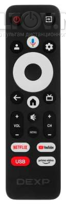KT2122 пульт для телевизора DEXP 32HHG1 и других