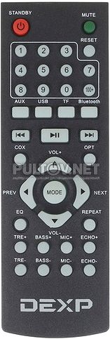 V200 пульт для саундбара DEXP 
