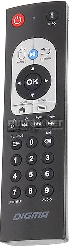 HDMP-605 пульт для медиаплеера DIGMA 