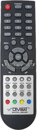 HOBBIT FLASH, Top Box AM-01 пульт для DVB-T2-приемника DIVISAT 