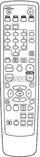 6711R2P043D пульт для домашнего кинотеатра LG DT-S797 (DVD + VCR)