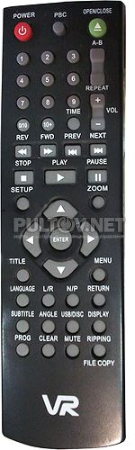 DV-412MKV пульт для DVD-плеера VR