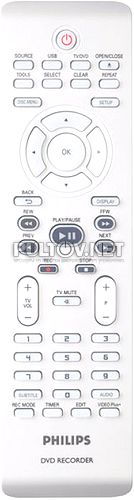 2422 5490 0903 пульт для DVD-рекордера DVDR3400
