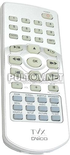TViX mini C-2000U пульт для HDD-мультиплеера Dvico