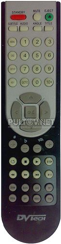 DVTech D630 пульт для DVD-плеера 