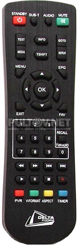 WS-1388 пульт для DVB-T2-ресивера Delta Systems DS-330HD и DS-340HD