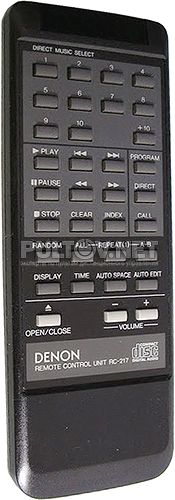 RC-217 пульт для CD-проигрывателя Denon DCD-1420