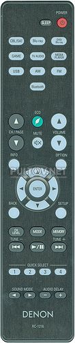 RC-1216 пульт для AV-ресивера Denon AVR-X550BT и др.