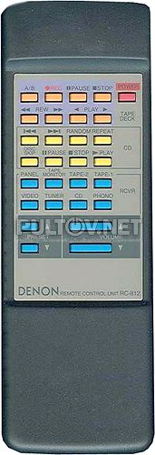 RC-812 пульт для стереоресивера Denon DRA-275R и др.