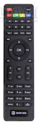 HD-50 Ali, HD 100 пульт для DVB-T2 ресивера Digifors