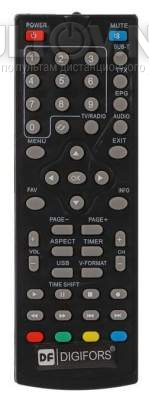 HD 73, HD 60 Ali пульт для DVB-T2 ресивера Digifors