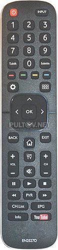 EN2S27D пульт для телевизора Dexp U40B9000H и др.