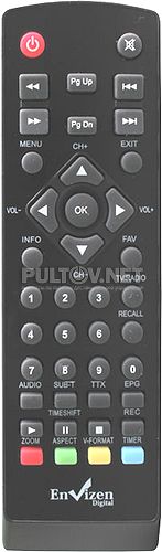 ENVIZEN T2HD402 пульт для DVB-T2-ресивера
