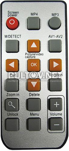 Eplutus EP-2291, Fort C0802HF-01, Falcon Eye FE-74R пульт для видеодомофона