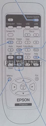 EB-1900 пульт для проектора EPSON