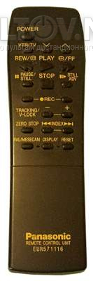 EUR571116 [VCR]неоригинальный пульт ДУ (ПДУ)