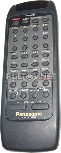 EUR642181 пульт для музыкального центра Panasonic SU-CH80