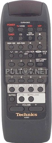 EUR643852 оригинальный пульт от аудио-системы Technics SA-EX320 и др.